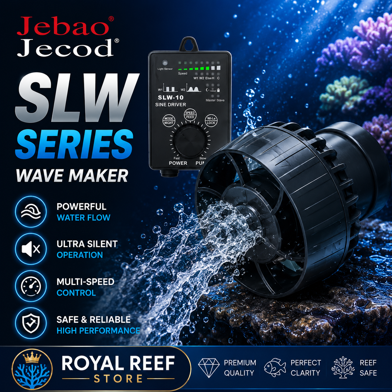 Coral Frag Plug - Jebao Jecod SLW Series Constant Manual