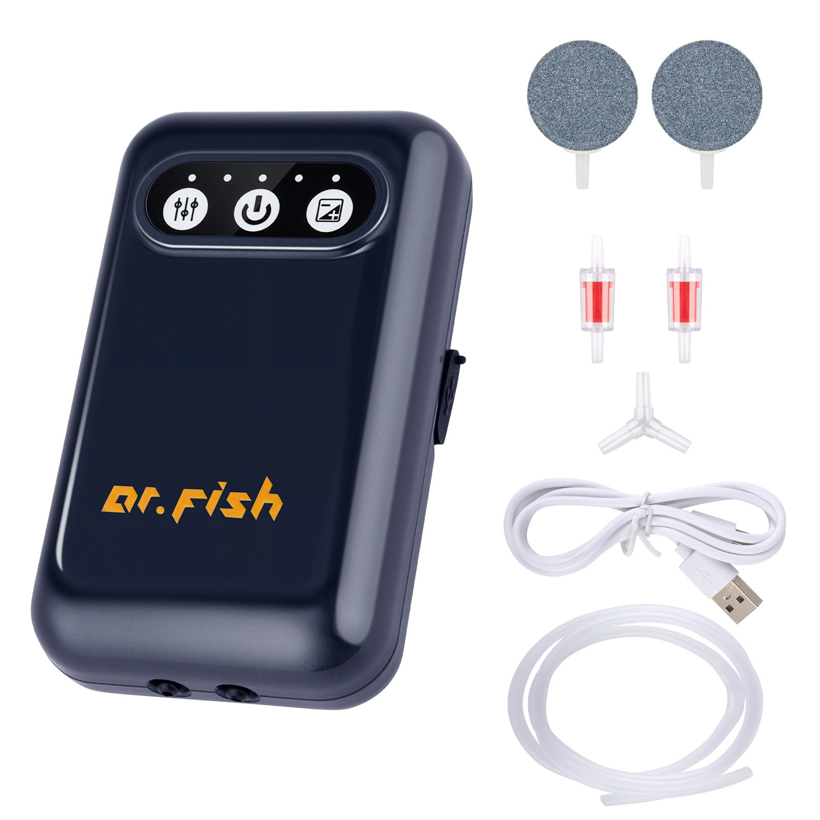 Marine Aquarium Equipment - Aquarium Air Pump USB Rechargeable Up