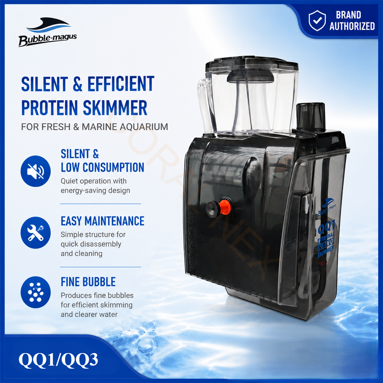Protein Skimmer Hang On - Bubble Magus External Protein Skimmer QQ1