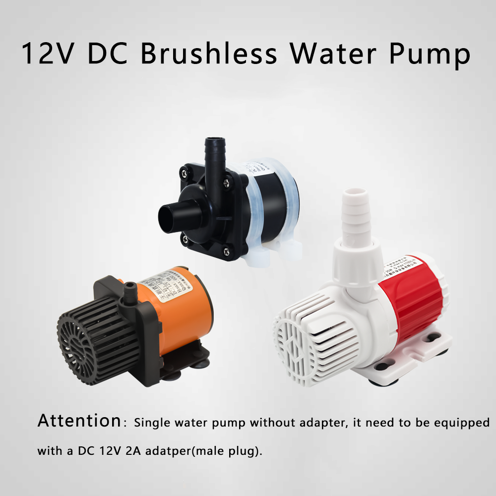Marine Aquarium Equipment - 12V DC Brushless Small Submersible Pump