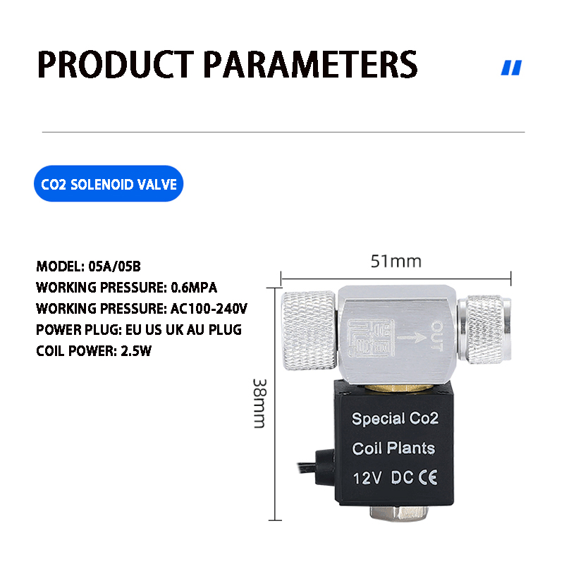 ZRDR Aquarium Co2 Solenoid Val - Marine Aquarium Equipment ulasan dan harga