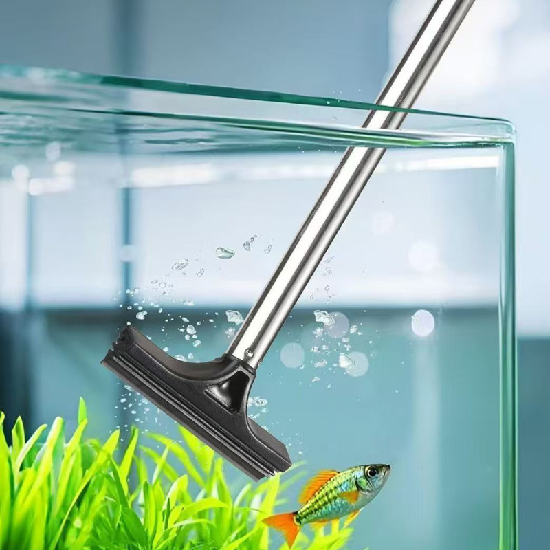 Retractable Aquarium Cleaning  - Marine Aquarium Glass Scraper ulasan dan harga