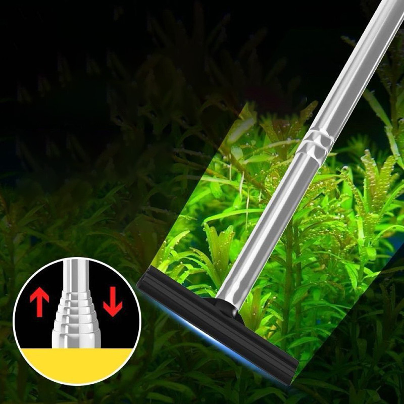Retractable Aquarium Cleaning  - Marine Aquarium Glass Scraper ulasan dan harga