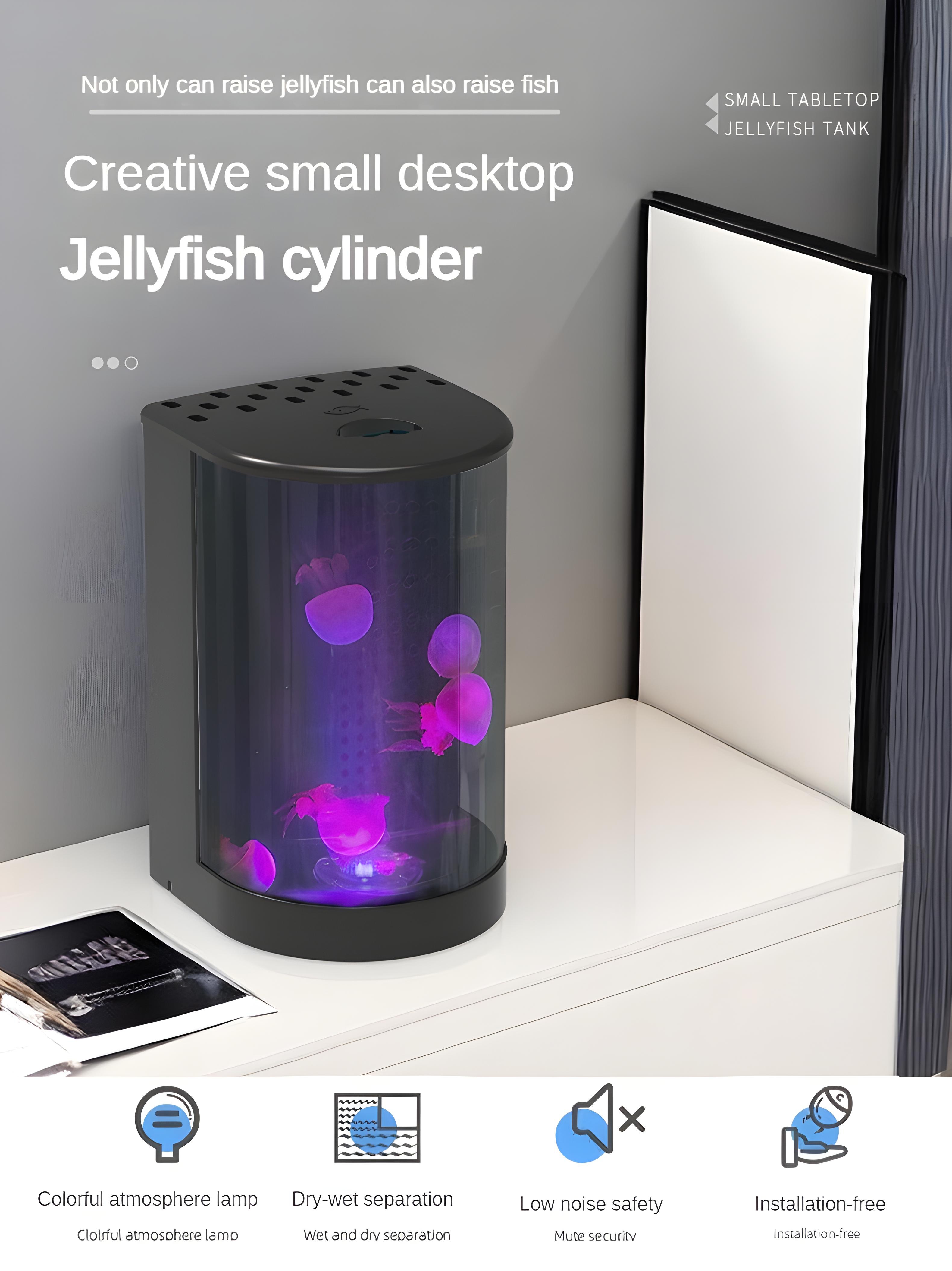 Jellyfish tank semi-circular d - Marine Aquarium With Sump ulasan dan harga