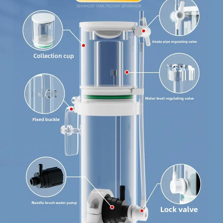 110V-240V New Mini Aquarium Pr - Protein Skimmer Hang On ulasan dan harga