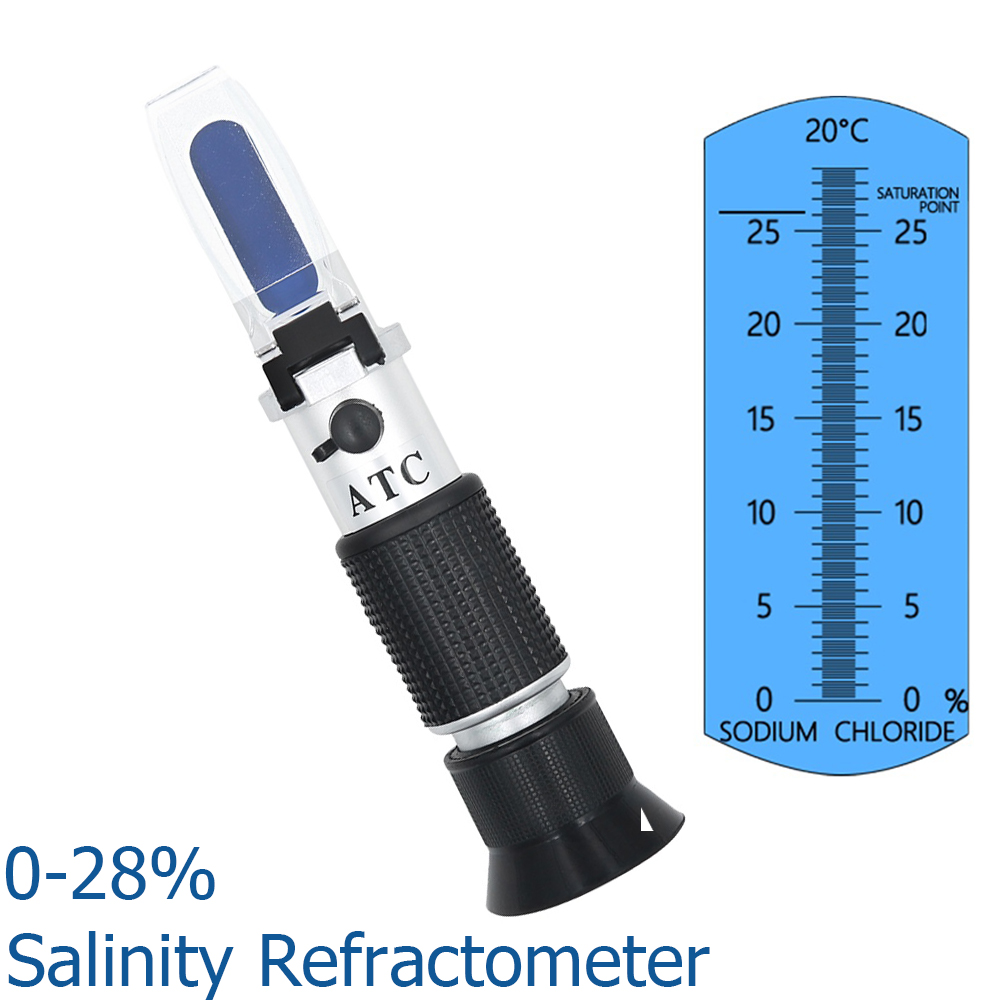 ATC Refractometer Seawater Sal - Marine Aquarium Hydrometer ulasan dan harga