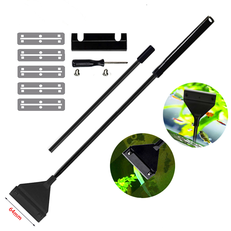 Aquarium cleaning tool fish ta - Marine Aquarium Glass Scraper ulasan dan harga