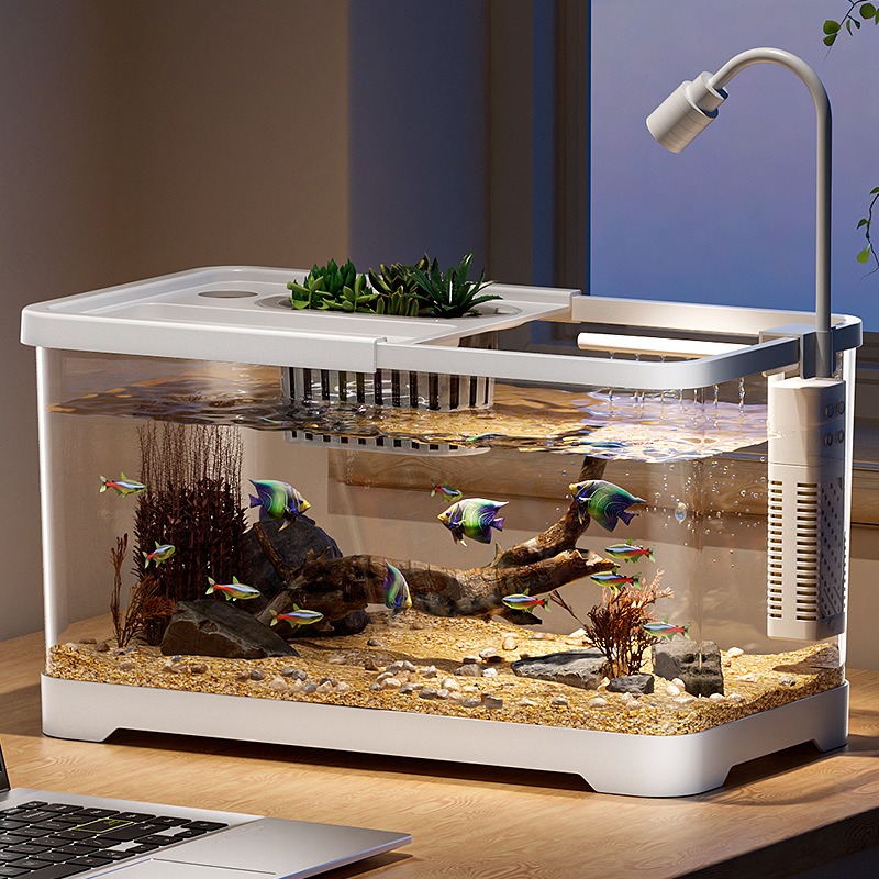 Fish tank household aquarium l - Marine Aquarium With Sump ulasan dan harga