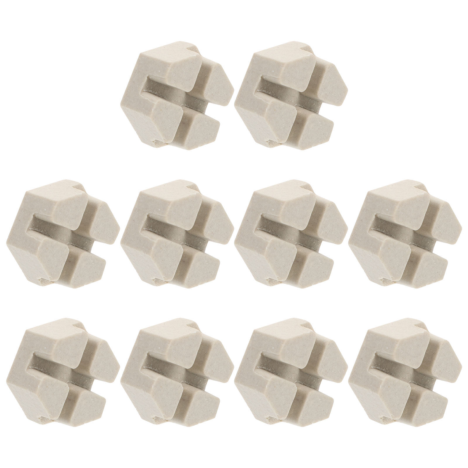10Pcs Coral Frag Base High Tem - Coral Frag Plug ulasan dan harga