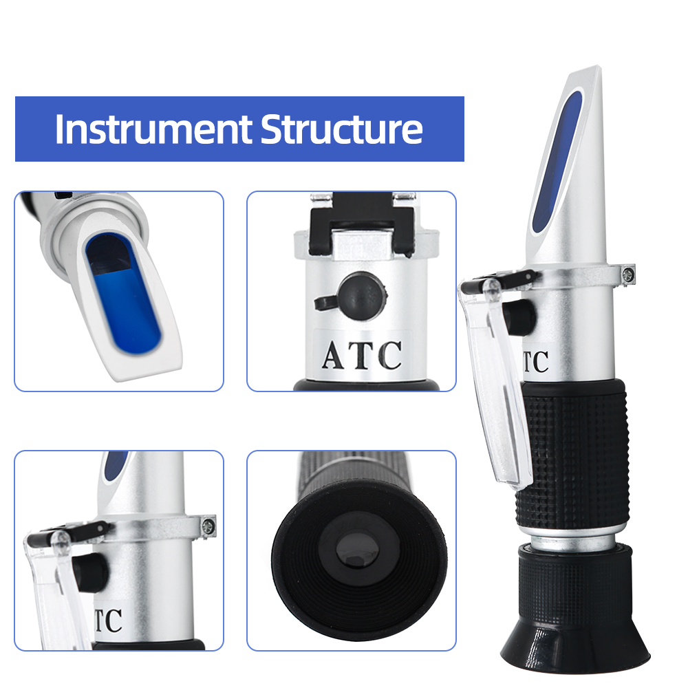 Brix Refractometer 2 in 1 Brix - Marine Aquarium Hydrometer ulasan dan harga