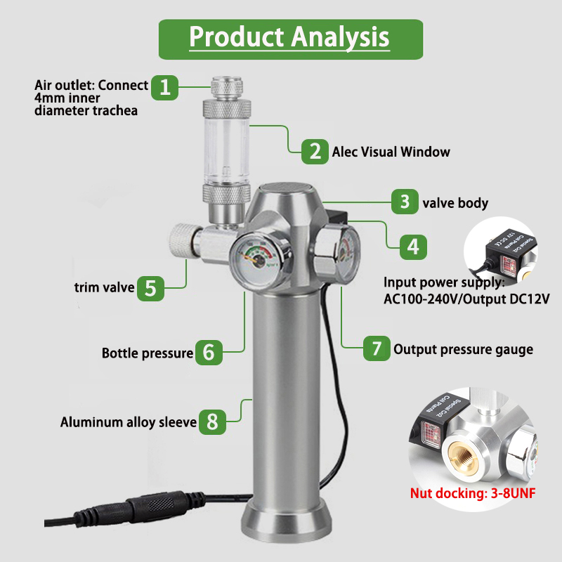 Aquarium CO2 Regulator Solenoi - Marine Aquarium Equipment ulasan dan harga