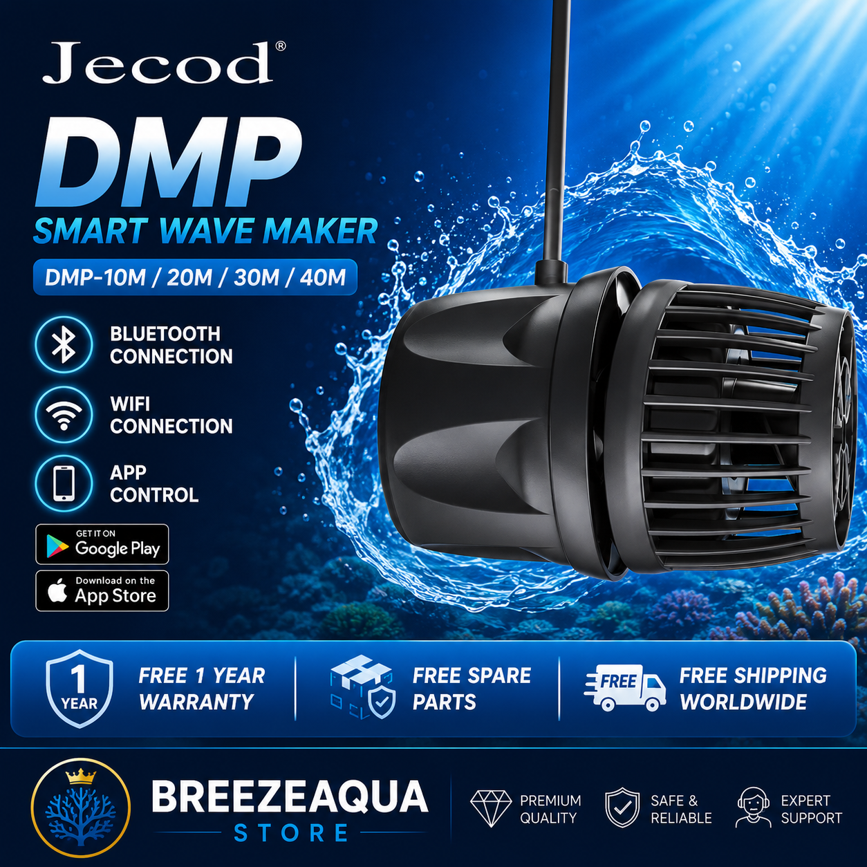 Jecod/Jebao New Cordless DMP-1 - Coral Frag Plug ulasan dan harga