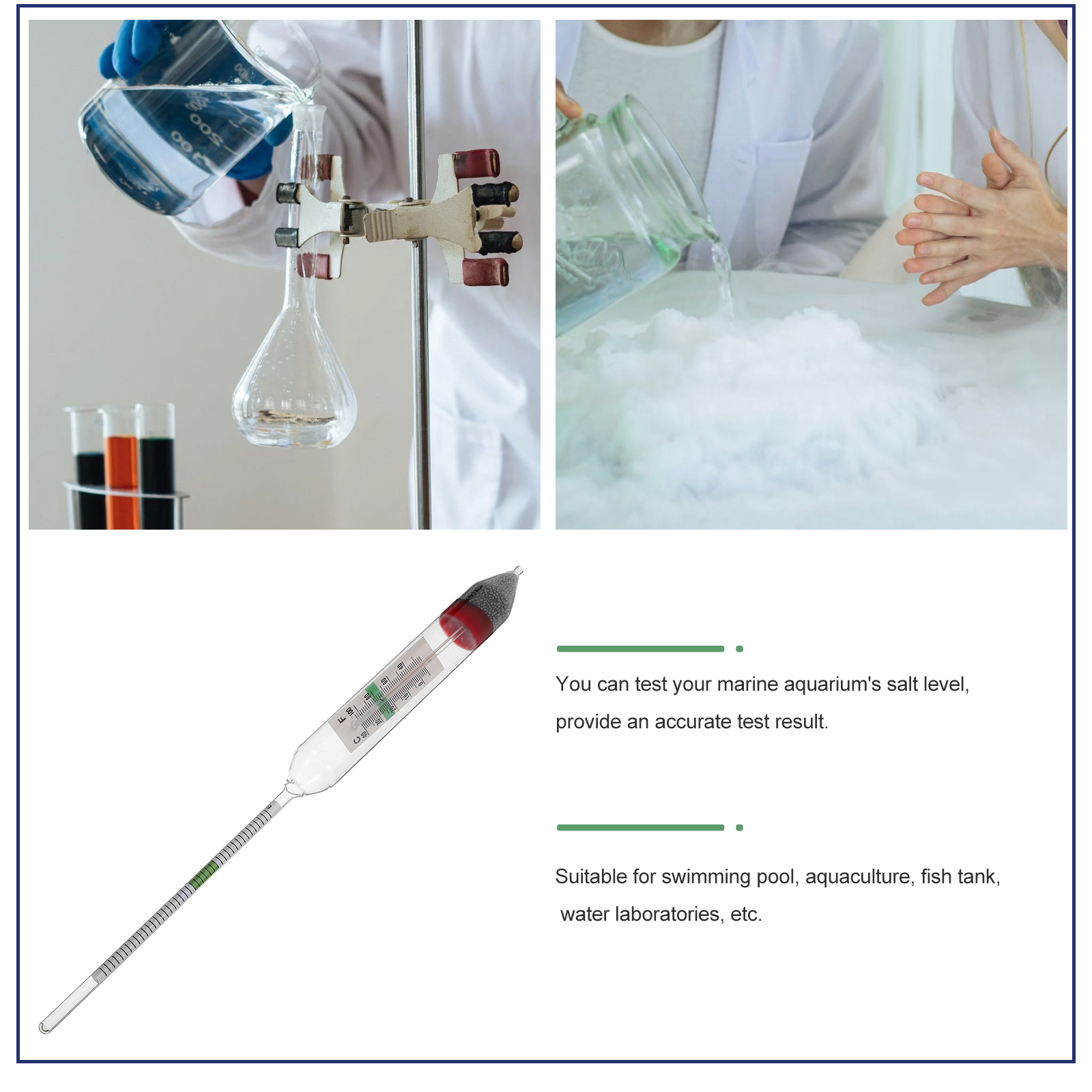 Fish Tank Salinity Hydrometer  - Marine Aquarium Hydrometer ulasan dan harga