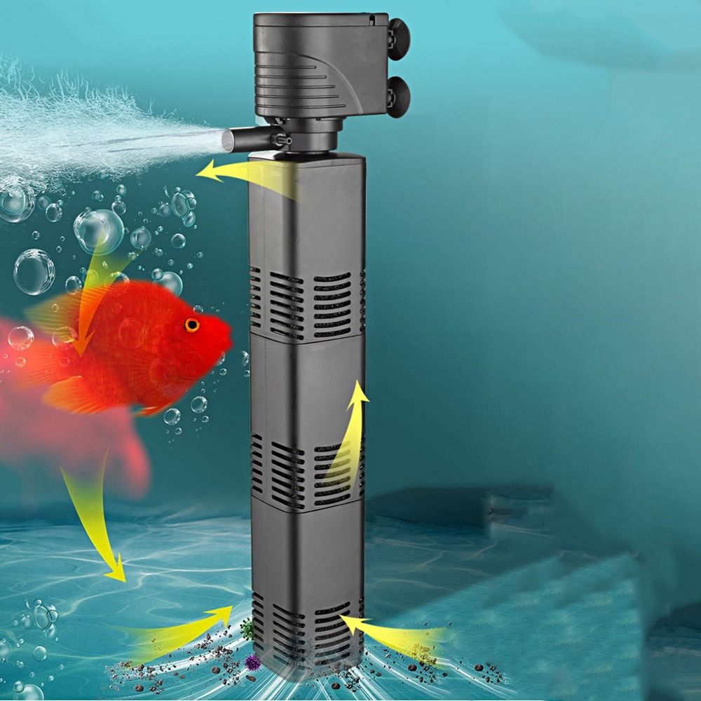 Plastic 3 in 1 Fish Tank Filte - Marine Aquarium Equipment ulasan dan harga