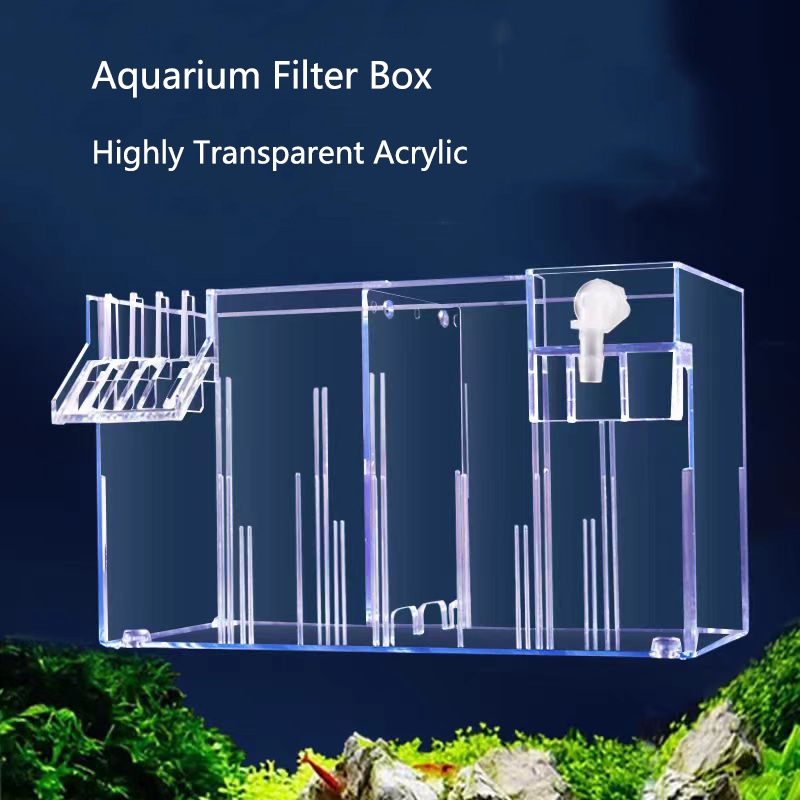 Aquarium External Filter Box A - Marine Aquarium Overflow Box ulasan dan harga