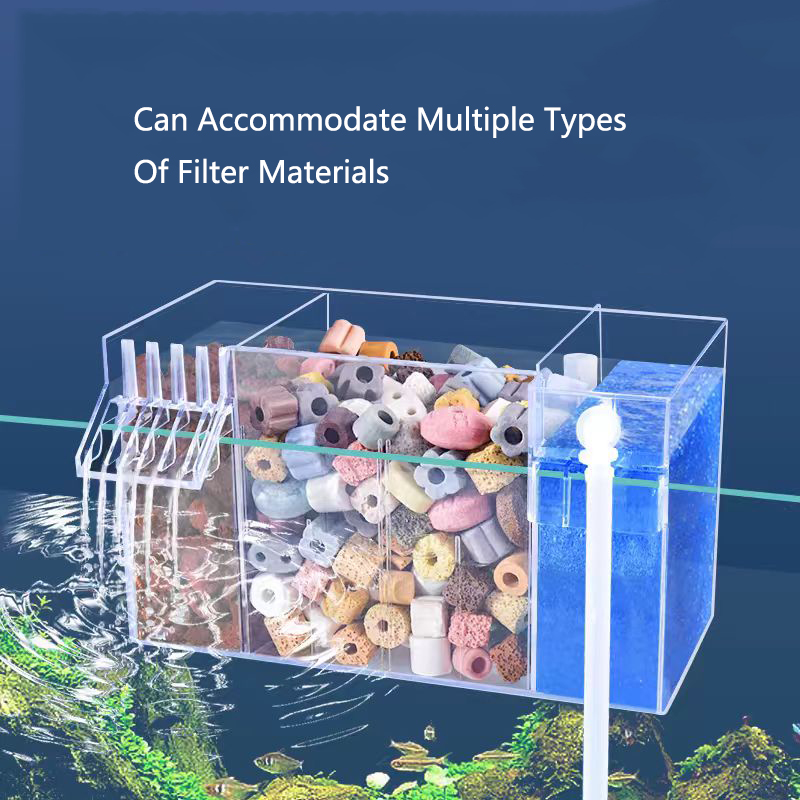 Aquarium External Filter Box A - Marine Aquarium Overflow Box ulasan dan harga