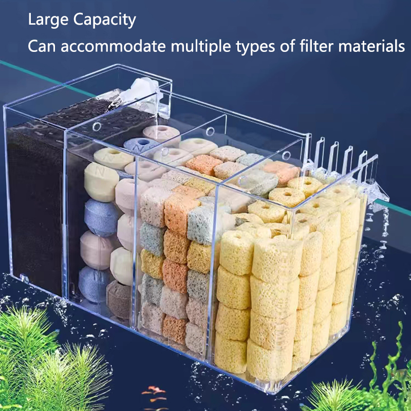 Aquarium External Filter Box A - Marine Aquarium Overflow Box ulasan dan harga