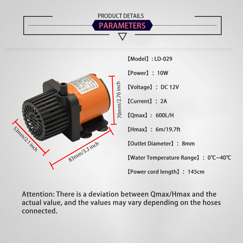 12V DC Brushless Small Submers - Marine Aquarium Equipment ulasan dan harga