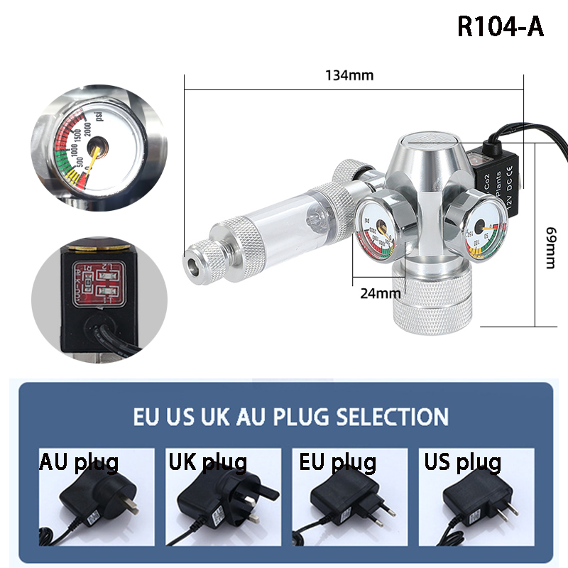 New DIY Aquarium CO2 Regulator - Marine Aquarium Equipment ulasan dan harga
