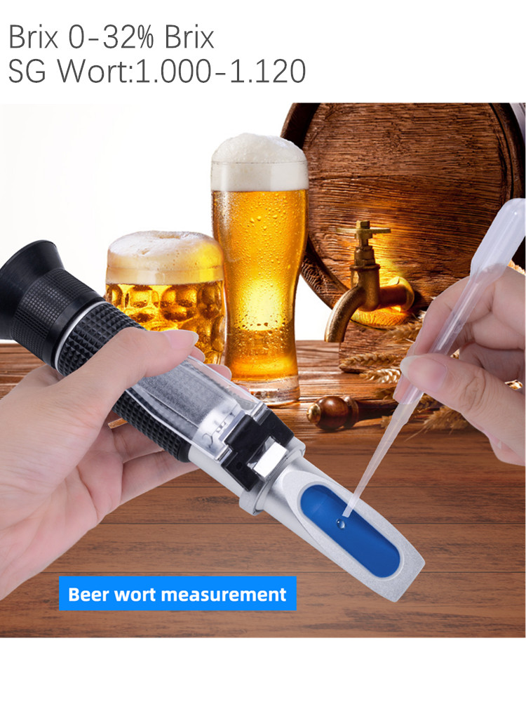 Handheld Beer Brix Refractomet - Marine Aquarium Hydrometer ulasan dan harga